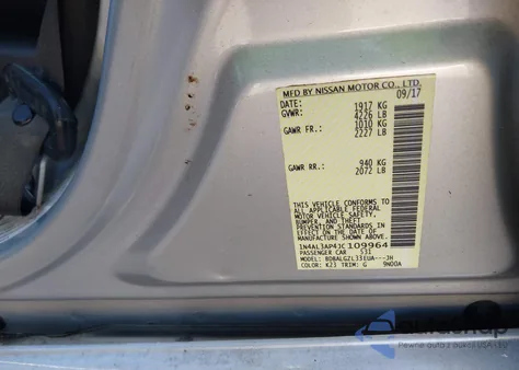 2018 Nissan Altima 2.5 S из США, поврежденный, VIN 1N4AL3AP4JC109964